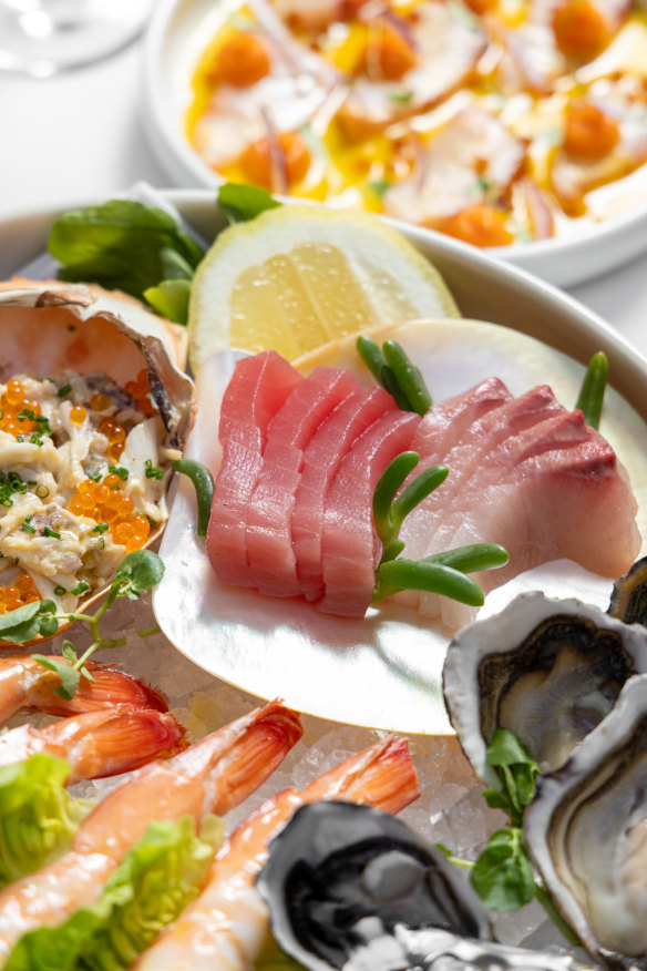 Seafood platter.