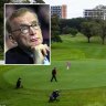 Former NSW premier Bob Carr tees off on Sydney golf course