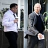 Shaun Collard (left, Geoff Puttick, (centre) and John Fury were all involved in a sophisticated money laundering scheme.