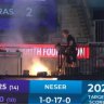 A fire broke out in the DJ booth at the Gabba.