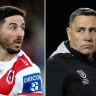 Dragons captain Ben Hunt and incoming coach Shane Flanagan.