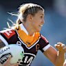 Julia Robinson in action for the Broncos.