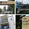 Clockwise: Shore, St Luke’s, St Catherine’s and King’s School.