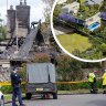 Police treating $24 million mansion blaze on Sydney’s lower north shore as suspicious