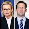 Energy and Climate Change Minister Chris Bowen, Liberal leader Sussan Ley and Nationals senator Matt Canavan.