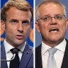 ‘I don’t think, I know’: French President Macron says Scott Morrison lied to him