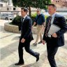 Incoming premier David Crisafulli, shown right with LNP deputy leader Jarrod Bleijie, has told Labor’s top bureaucrat, Mike Kaiser, his services are no longer required.