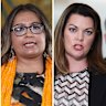 Larissa Waters, Mehreen Faruqi and Sarah Hanson-Young.