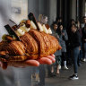 Huge queue for Lune x Koko Black croissant at QVB on Friday.