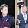 Queensland ministers Amanda Camm and Tim Mander held separate press conferences late on Wednesday, amid growing scrutiny of their relationship.