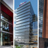 A composite image of Macquarie University, Western Syd University and University of Wollongong.