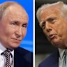 Russian President Vladimir Putin and US President Donald Trump.