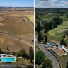 Molong’s pool once glistened in a drought. Now it’s muddy and missing swimming flippers