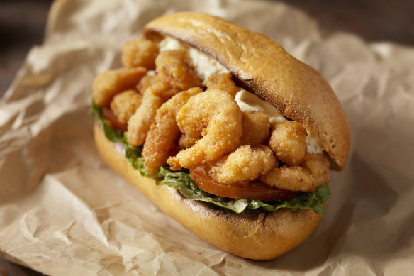 Shrimp Po’Boy, New Orleans.