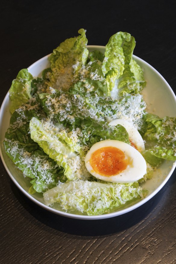 Gem lettuce salad.