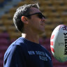 Blues’ brains-trust: Brad Fittler and Andrew Johns