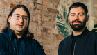 Matthew Gudinski (left) with Guven Yilmaz, who have partnered on Mushroom Booking Agency.