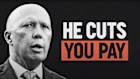 Labor’s He Cuts, You Pay campaign. 