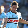 Sharks escape with win in ‘silly’ error-riddled display against Titans