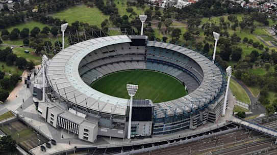 The government has confirmed that there is a small amount of cladding on the MCG.