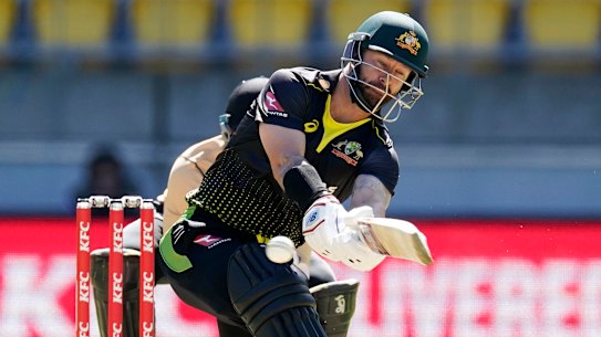 Acting captain Matthew Wade made his top score of the tournament with 22.