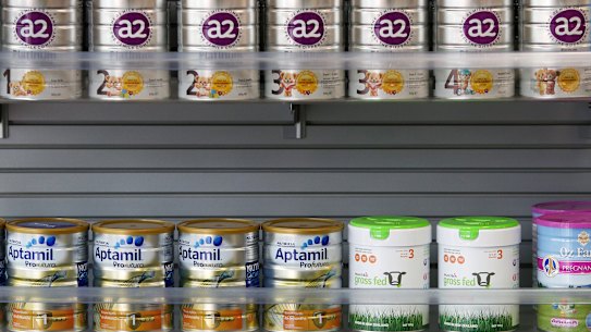 The court heard the two men were involved in a gang who stole 'top shelf' baby formula.