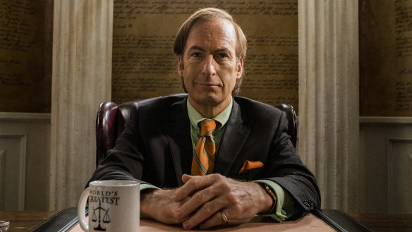 Saul Goodman (Bob Odenkirk) in his dubiously appointed office.