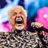 Tom Jones performs at Margaret Court Arena on March 28.