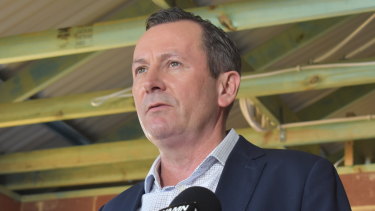 West Australian Premier Mark McGowan.
