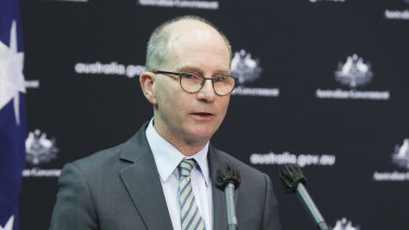 Acting Chief Medical Officer Professor Paul Kelly.