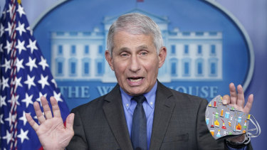 Shut it down: Dr Anthony Fauci, director of the National Institute of Allergy and Infectious Diseases.