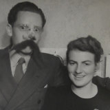  Guy and Joy Warren out on the town, c 1947-48