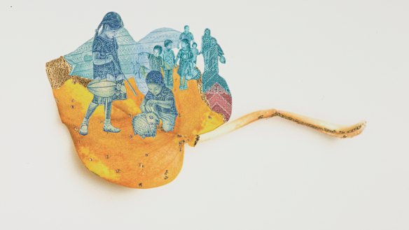 Abdullah M.I. Syed, ‘Hong Kong Dollar HKD 20 (verso)’ from the series ‘Currency of Love’ 2021 (detail).