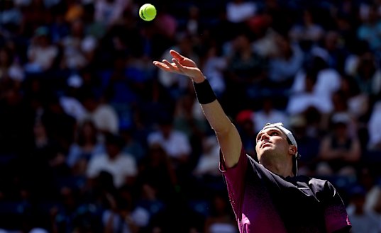 Jack Draper’s serve will be a key element of his quarter-final with de Minaur.