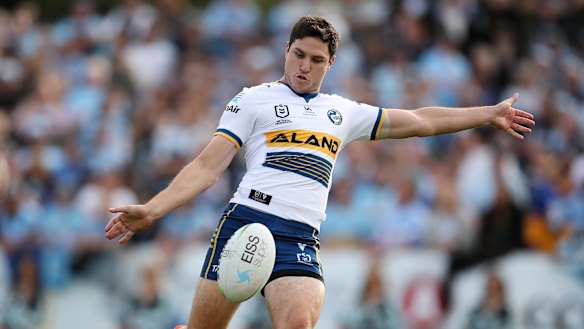 Eels halfback Mitchell Moses.