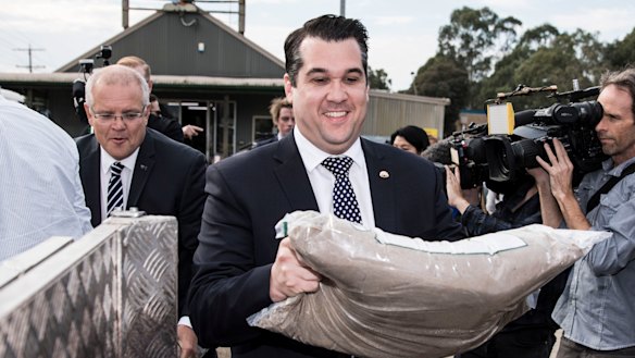 Scott Morrison made an early campaign visit to the seat of Deakin, held by Michael Sukkar, where the Coalition is promising five railway station car parks.