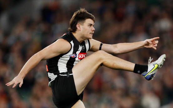 Collingwood’s Josh Carmichael has made an impression in his first season