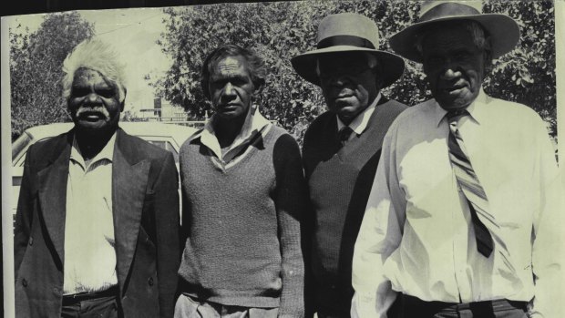 The rainmakers: Jack O'Latern, Shillin' Jackson, Bertie Powell and Robin Quartpot.
