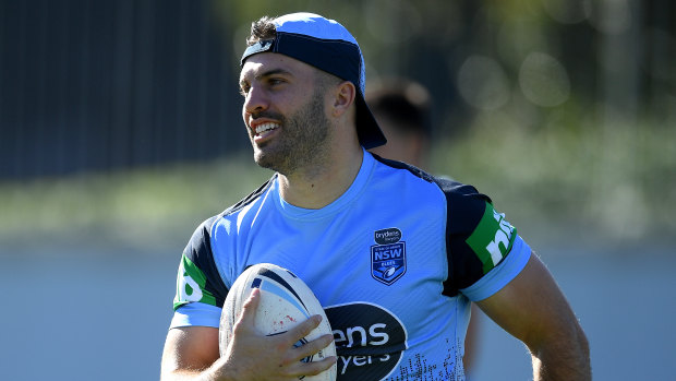 Still the No.1 ... James Tedesco remains in another class to Queensland opposite Kalyn Ponga.