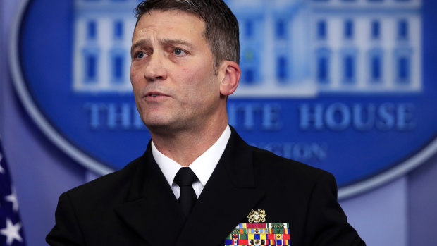 White House physician Dr Ronny Jackson has withdrawn as Donald Trump's nominee to head the Veterans Affairs department.