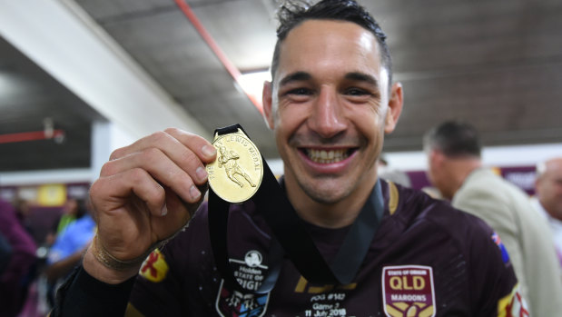 Billy Slater could soon be coaching the Maroons.