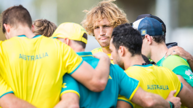 Stepping up: Parahi is the third Australian men's sevens captain in three weeks.
