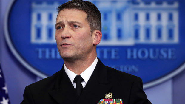 White House physician Dr Ronny Jackson impressed Donald Trump when he gave a glossing assessment of the President's health. 