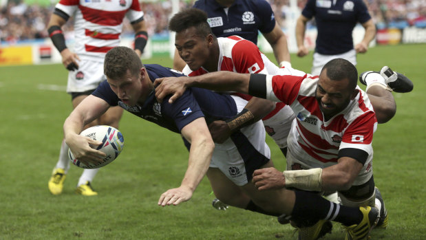 Scotland and Japan going head-to-head in the 2015 World Cup.