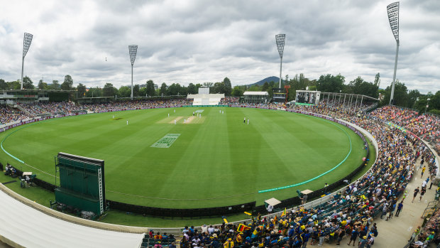 Manuka Oval was heaving during Canberra's historic first Test match last week. 
