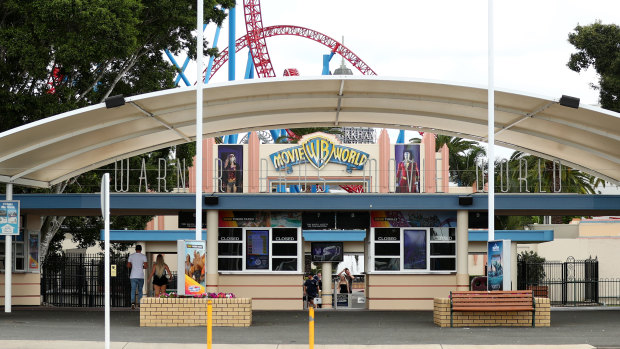 Movie World is one of the Gold Coast theme parks re-opening.