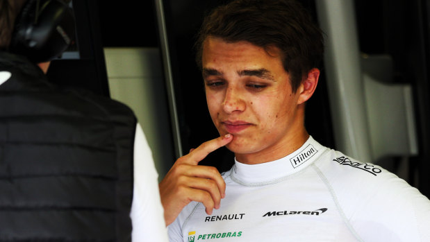 Precocious: British teenager Lando Norris, who will drive for McLaren next season.