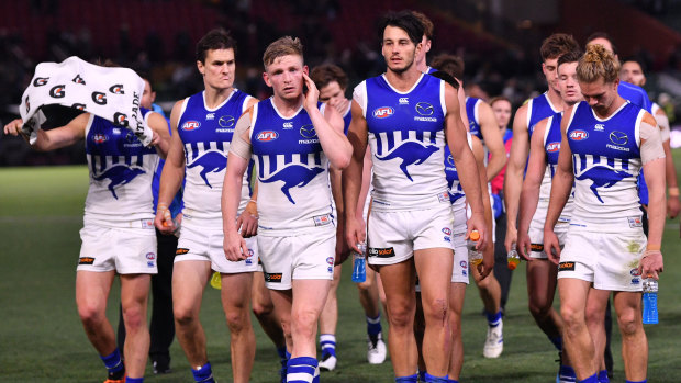 North Melbourne are 1-5 after six rounds.