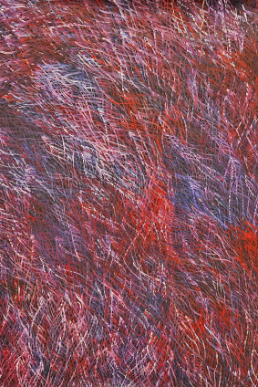 Barbara Weir, Grass Seeds, 2006, acrylic on linen, 150x120 cm. 