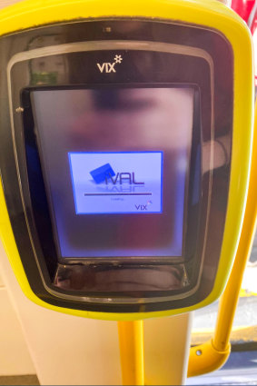 Myki readers have been glitching.